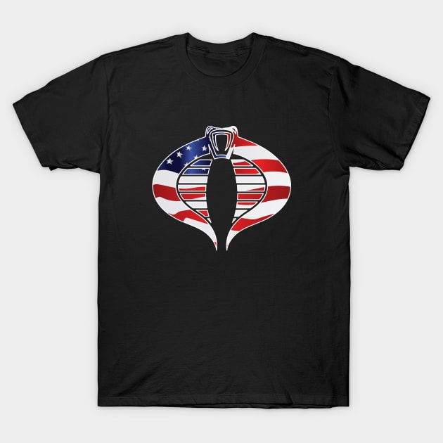 Cobra Flag T-Shirt by manospd